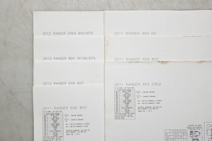 OEM Polaris 9923499 11-12 Ranger 800 Service Manual