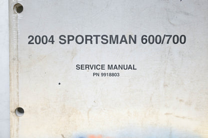 OEM Polaris 9918803 04 Sportsman 600 700 Service Manual