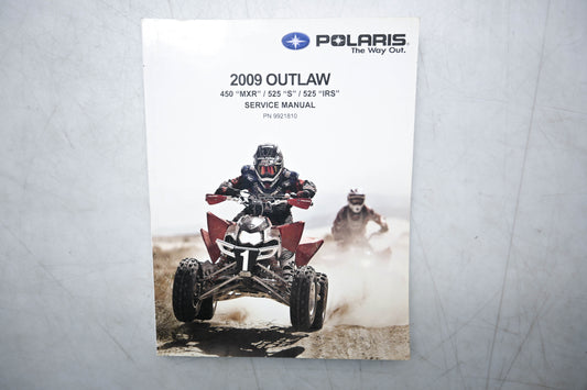 OEM Polaris 9921810 09 Outlaw 450 MXR 525 S IRS Service Manual