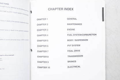 OEM Polaris 9916579 01 Trail Blazer 250 Service Manual