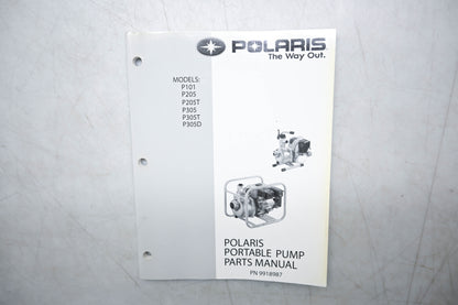 New OEM Polaris 9918987 Portable Pump Parts Manual P101 P205 P305 NOS