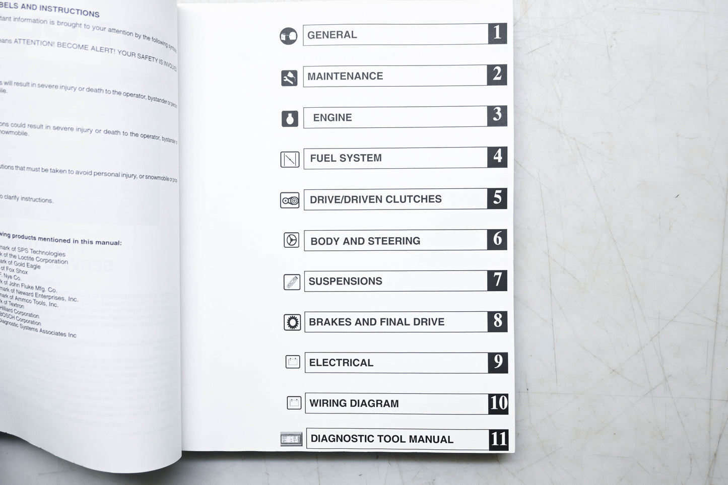 OEM Polaris 9917365 02 Frontier Service Manual