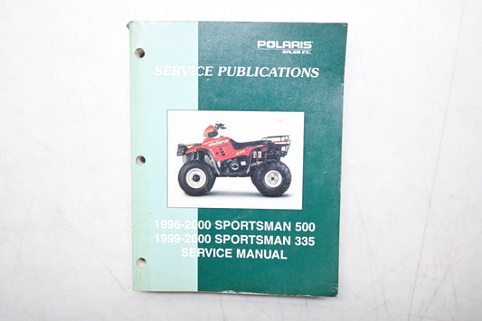OEM Polaris 9915686 96-00 Sportsman 500 & 99-00 Sportsman 335 Service Manual