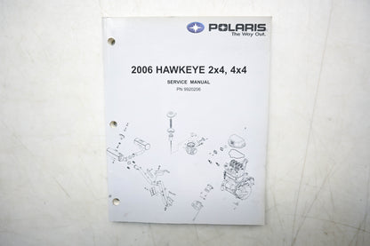 OEM Polaris 9920206 06 Hawkeye 2x4 4x4 Service Manual