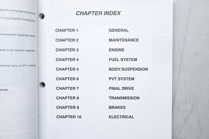 OEM Polaris 9919963 05 Sportsman MV Service Manual