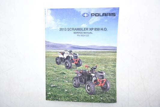 OEM Polaris 9924122 13 Scrambler XP 850 H.O. Service Manual