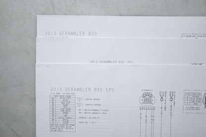 OEM Polaris 9924122 13 Scrambler XP 850 H.O. Service Manual