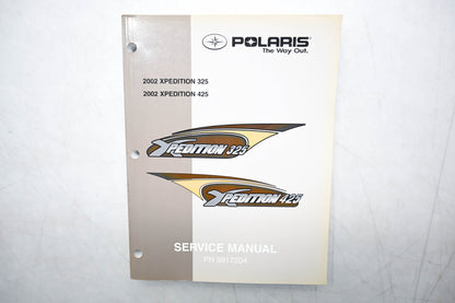 New OEM Polaris 9917204 02 Xpedition 325 425 Service Manual NOS