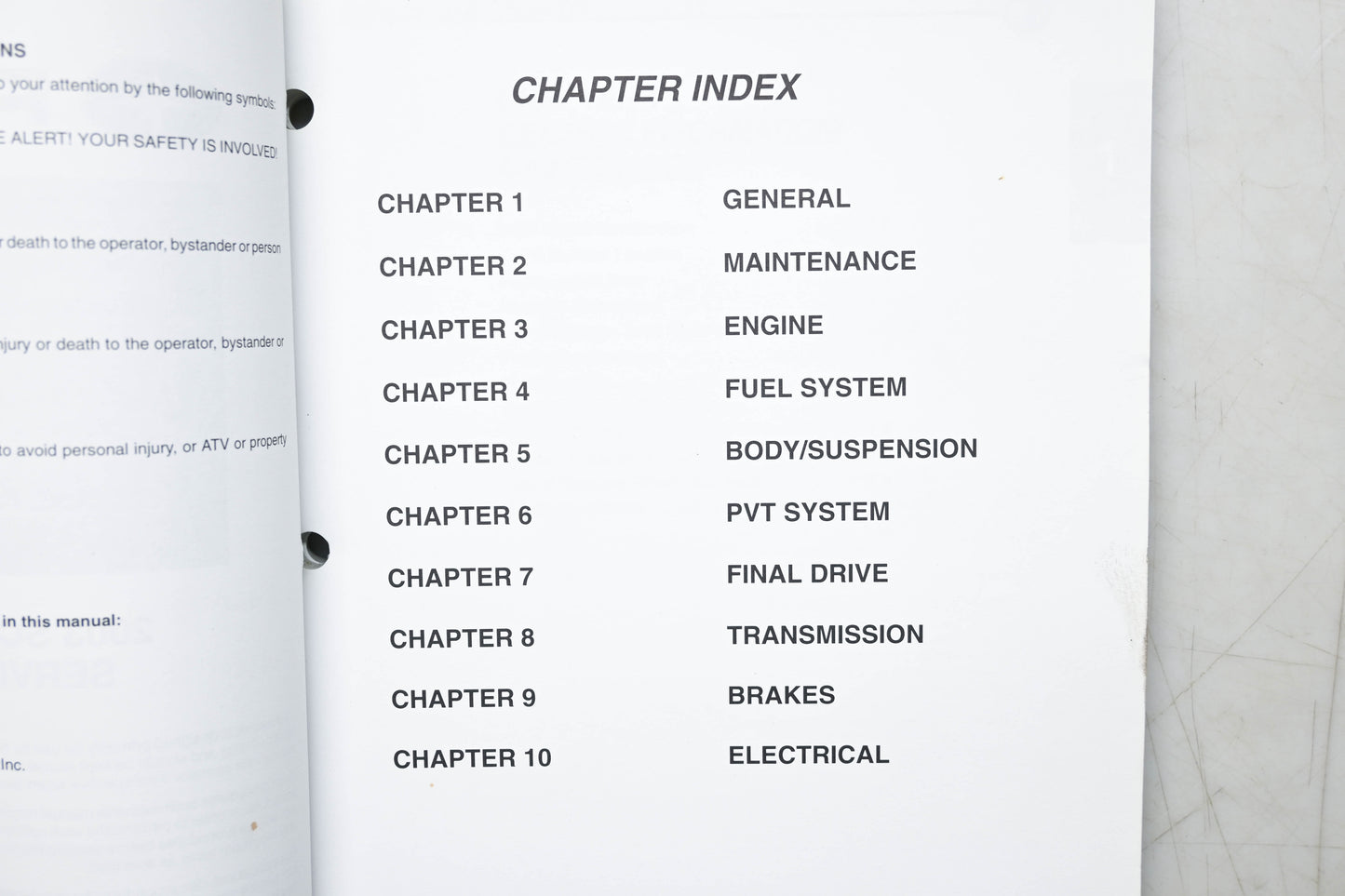 OEM Polaris 9918060 03 Scrambler 500 Service Manual