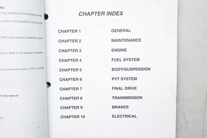 OEM Polaris 9918060 03 Scrambler 500 Service Manual