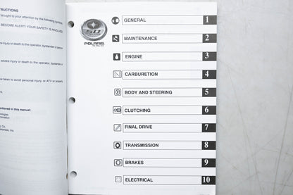 OEM Polaris 9919481 04-05 Scrambler 500 Service Manual