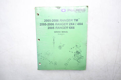 OEM Polaris 9920214 05-06 Ranger TM 2x4 4x4 6x6 Service Manual