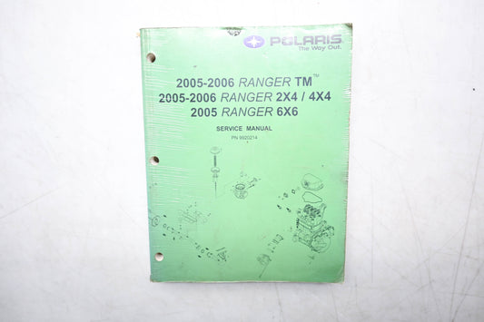 OEM Polaris 9920214 05-06 Ranger TM 2x4 4x4 6x6 Service Manual