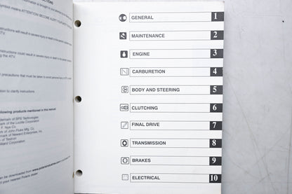 OEM Polaris 9920214 05-06 Ranger TM 2x4 4x4 6x6 Service Manual