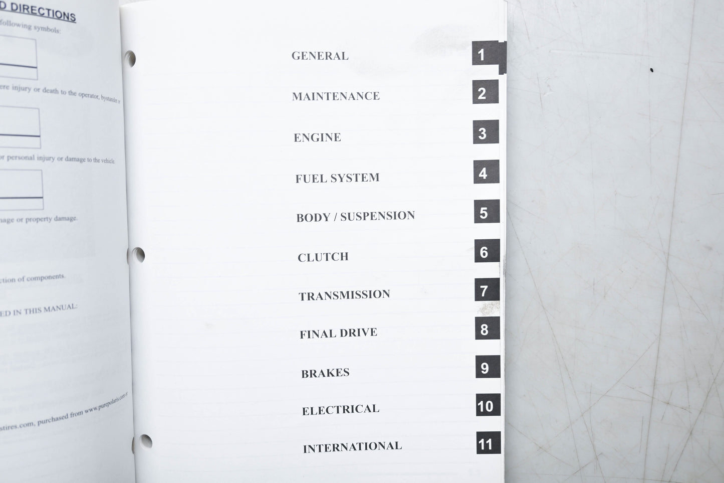 OEM Polaris 9921323 08 Sportsman X2 X2Tr 7 800 Service Manual