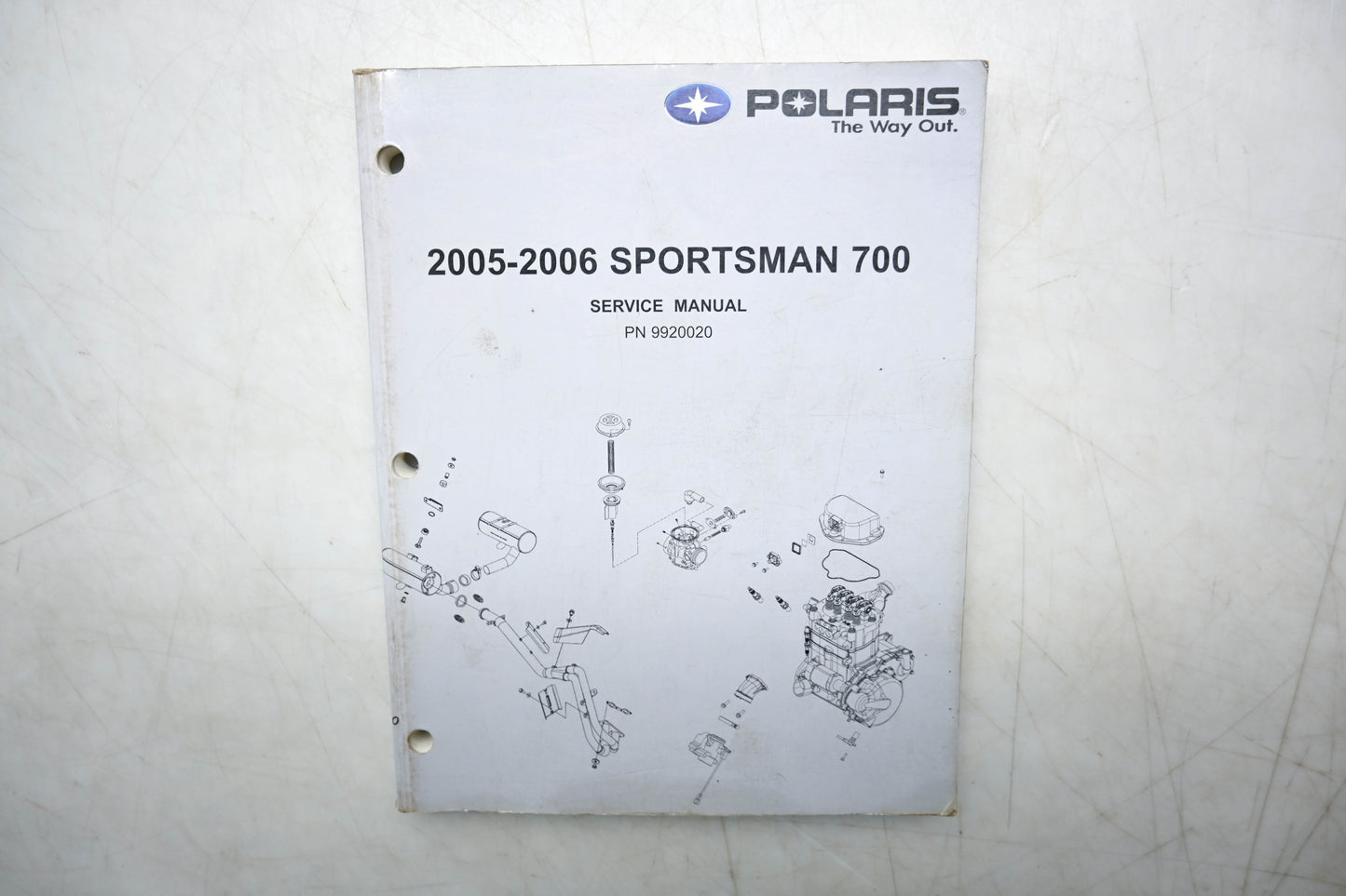OEM Polaris 9920020 05-06 Sportsman 700 Service Manual