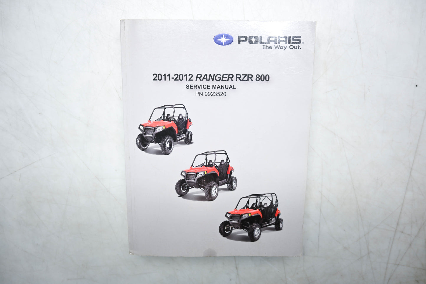 OEM Polaris 9923520 11-12 Ranger RZR 800 Service Manual