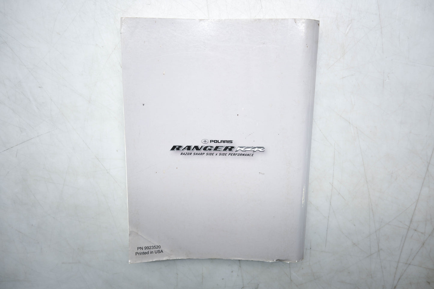 OEM Polaris 9923520 11-12 Ranger RZR 800 Service Manual