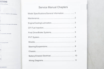 New OEM Polaris 9922832 10-11 Pro-Ride Rush RMK Service Manual NOS