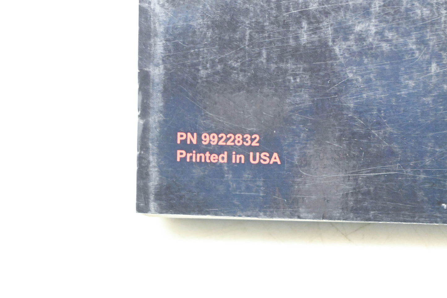 New OEM Polaris 9922832 10-11 Pro-Ride Rush RMK Service Manual NOS
