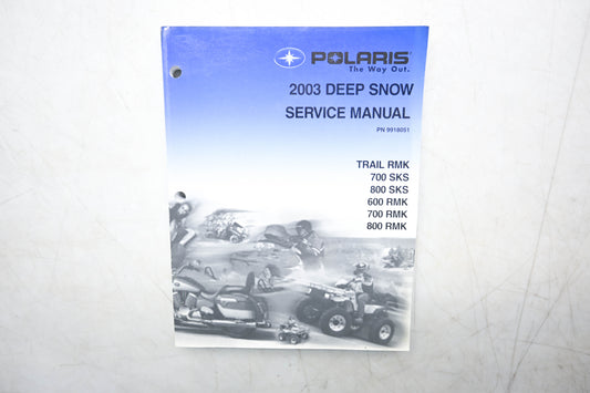 OEM Polaris 9918051 03 Deep Snow Service Manual