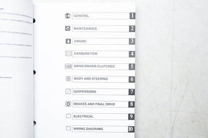 OEM Polaris 9918051 03 Deep Snow Service Manual