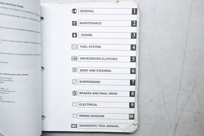 OEM Polaris 9918050 03 Frontier Service Manual