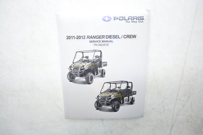 New OEM Polaris 9923516 11 12 Ranger Diesel Crew Service Manual NOS