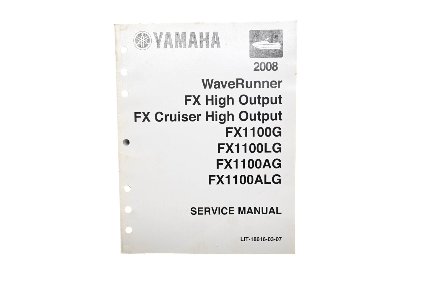 OEM Yamaha LIT-18616-03-07 08 Wave Runner FX Service Manual