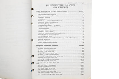 OEM Yamaha LIT-18500-00-05 05 Watercraft Technical Update