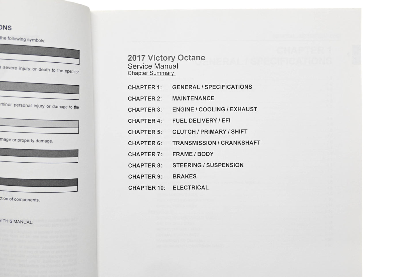 OEM Victory 9926924-R01, 9926924 17 Victory Octane Shop Service Manual