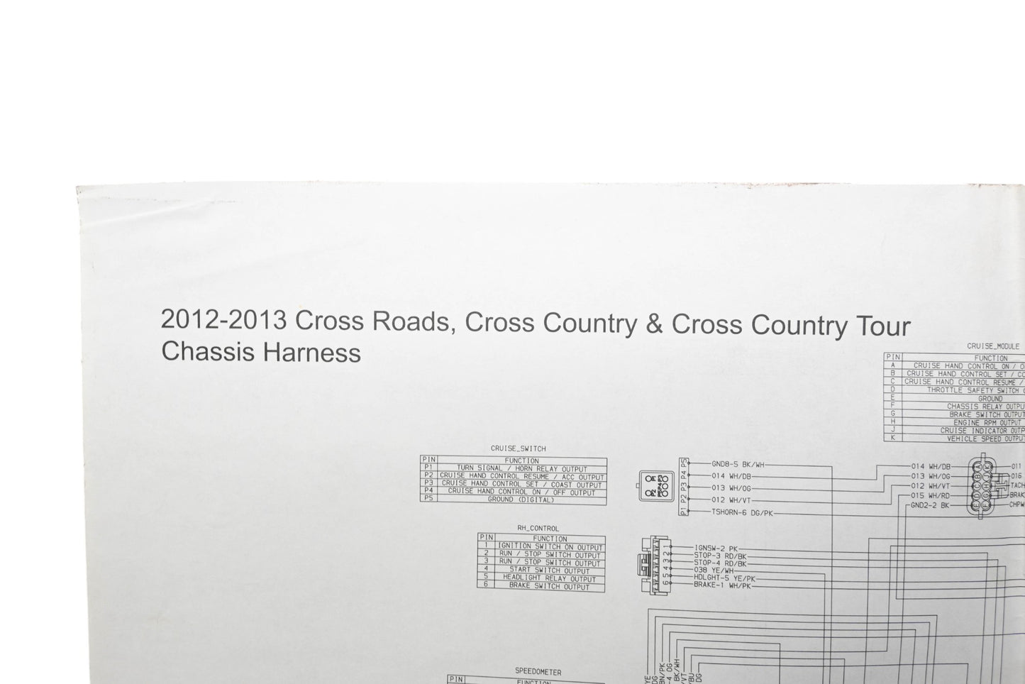 OEM Victory 9924047 12-13 Cross Roads Classic Cross Country Shop Service Manual
