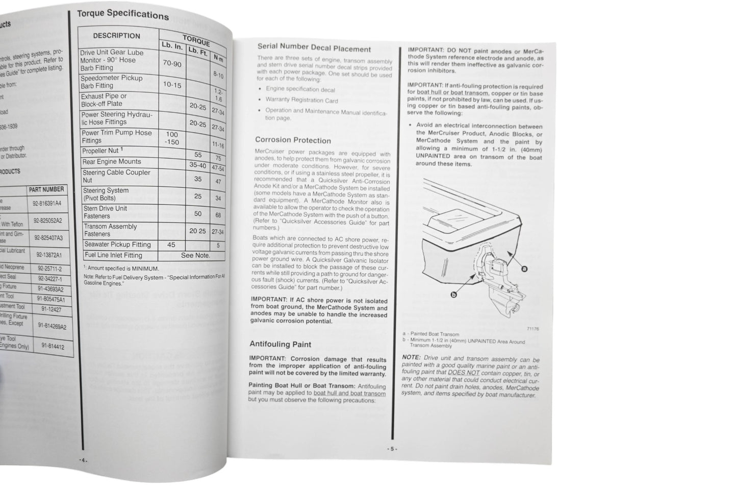 MerCruiser 90-860169970 Alpha Model Gasoline Engines Manual