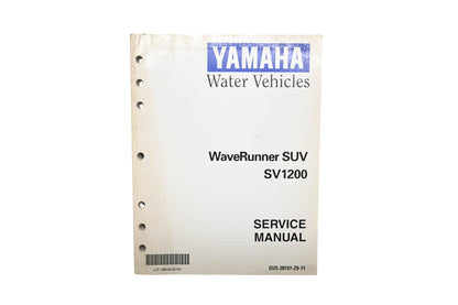 OEM Yamaha LIT-18616-02-04 Wave Runner SUV SV1200 Shop Service Manual