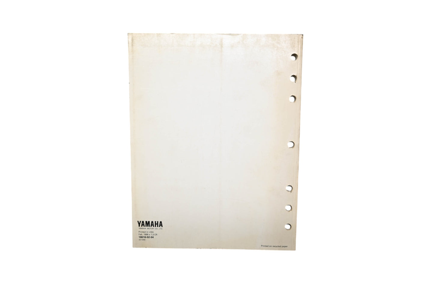 OEM Yamaha LIT-18616-02-04 Wave Runner SUV SV1200 Shop Service Manual