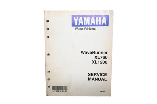 OEM Yamaha LIT-18616-01-88 Wave Runner XL760 XL1200 Shop Service Manual