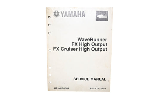 OEM Yamaha LIT-18616-02-83 Wave Runner FX HO Cruiser Shop Service Manual