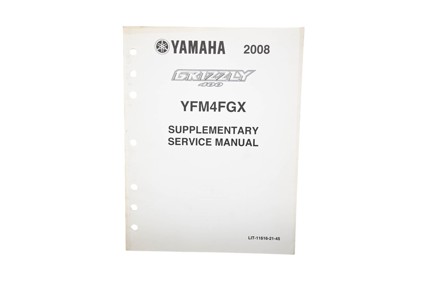 OEM Yamaha LIT-11616-21-45 Grizzly 400 YFM4FGX Supplementary Service Manual