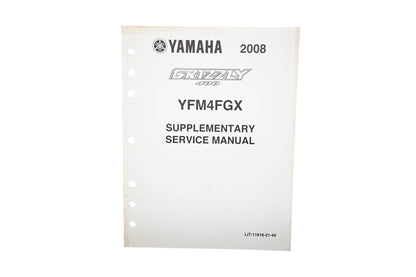 OEM Yamaha LIT-11616-21-45 Grizzly 400 YFM4FGX Supplementary Service Manual