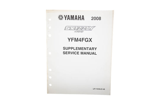 OEM Yamaha LIT-11616-21-45 Grizzly 400 YFM4FGX Supplementary Service Manual