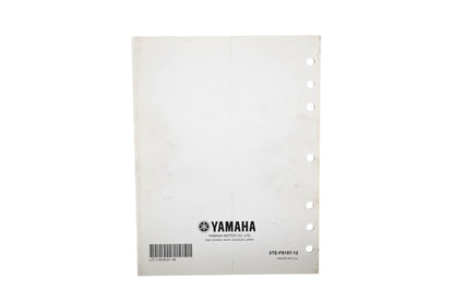 OEM Yamaha LIT-11616-21-45 Grizzly 400 YFM4FGX Supplementary Service Manual