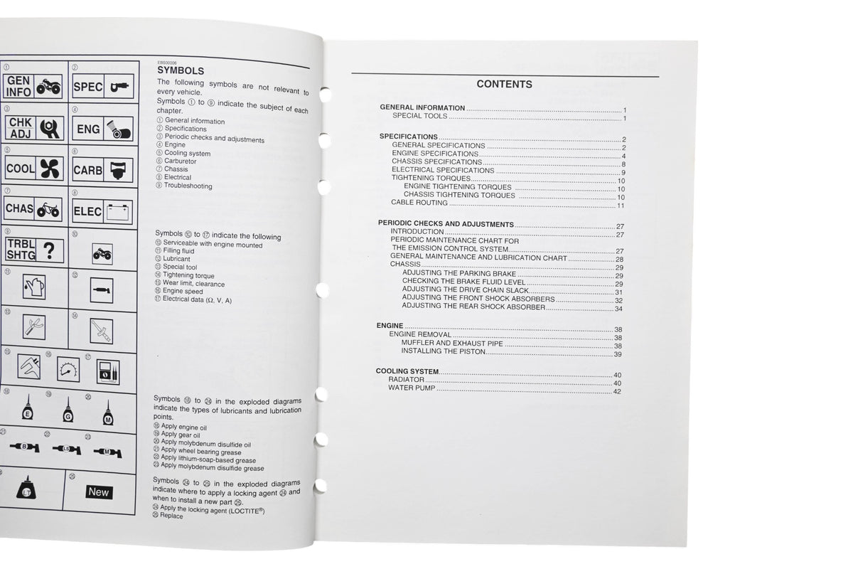 OEM Yamaha LIT-11616-19-32 YFZ450V Supplementary Service Manual