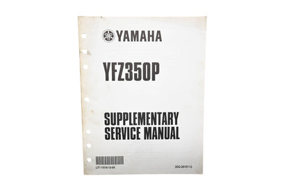OEM Yamaha LIT-11616-15-04 YFZ350P Supplementary Service Manual