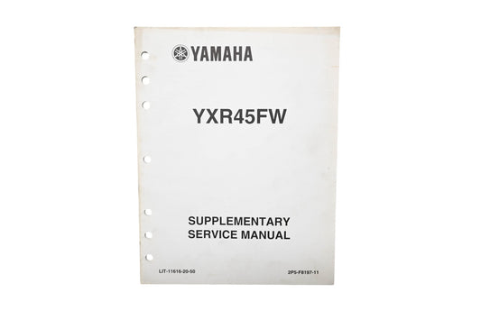 OEM Yamaha LIT-11616-20-50 YXR45FW Supplementary Service Manual