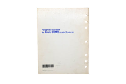 OEM Yamaha LIT-11616-12-27 TTR225L TTR225M Supplementary Service Manual
