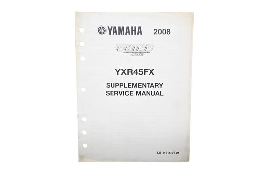 OEM Yamaha LIT-11616-21-21 08 Rhino 450 YXR45FX Supplementary Service Manual