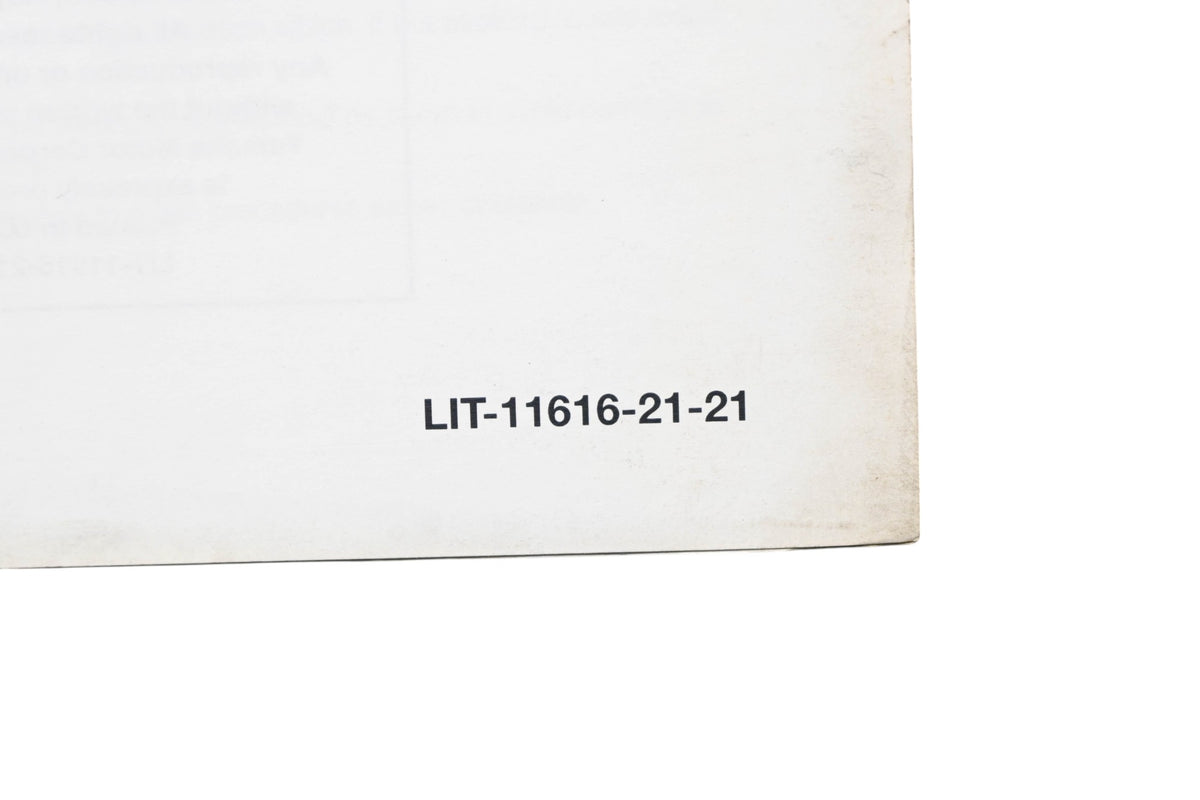 OEM Yamaha LIT-11616-21-21 08 Rhino 450 YXR45FX Supplementary Service Manual