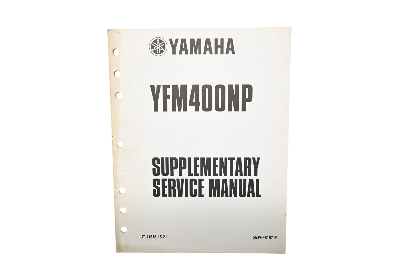 OEM Yamaha LIT-11616-15-21 YFM400NP Supplementary Service Manual