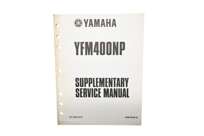 OEM Yamaha LIT-11616-15-21 YFM400NP Supplementary Service Manual