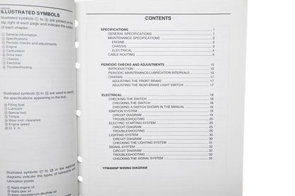 OEM Yamaha LIT-11616-15-21 YFM400NP Supplementary Service Manual